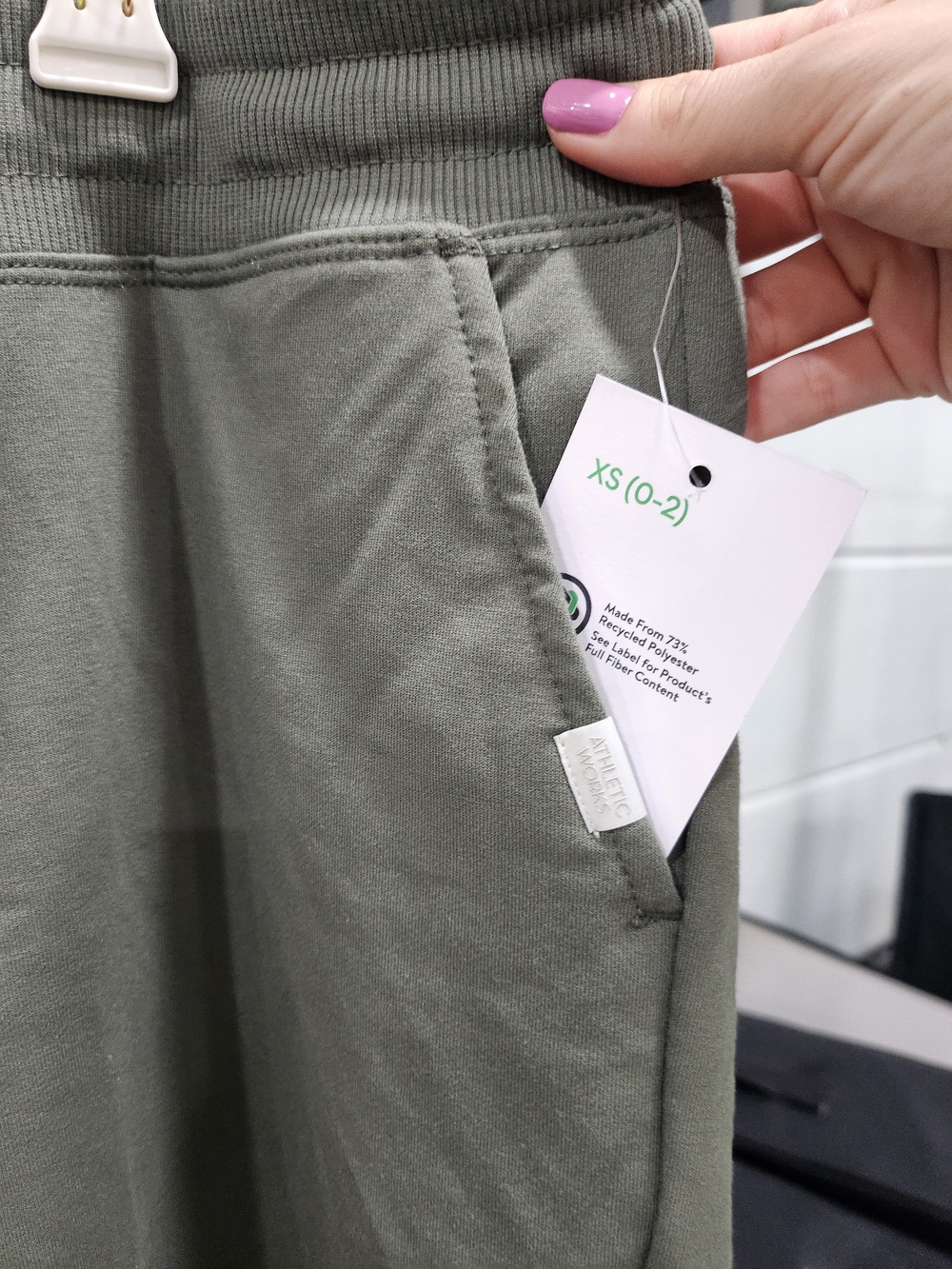 Women's Olive Green Casual Longe Shorts Size XS 0-2